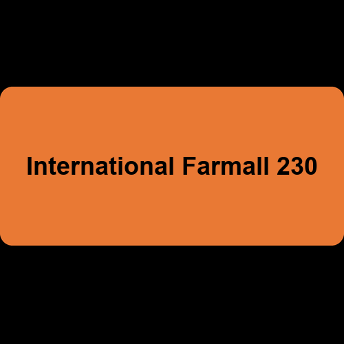 International Farmall 230